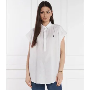 POLO RALPH LAUREN Lniana koszula Relaxed fit - Koszule damskie - miniaturka - grafika 1