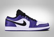 Koszykówka - Nike Air Jordan 1 Retro Low Court Purple White - miniaturka - grafika 1