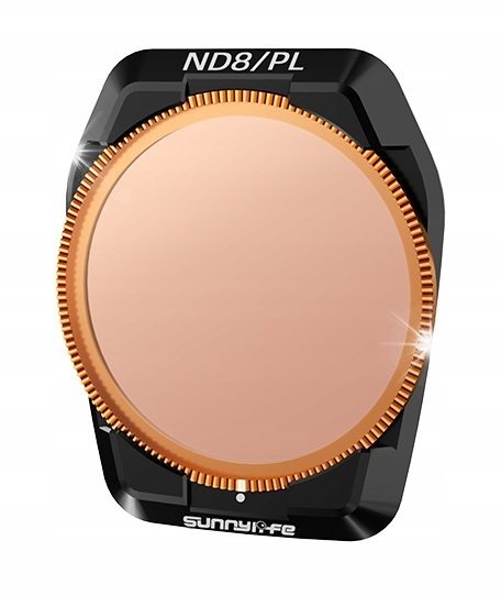 SunnyLife FILTR HYBRYDOWY 2w1 Polaryzacyjny PL + Szary ND8 do DJI AIR 3S 3 S + ETUI