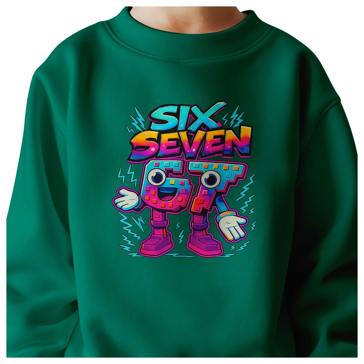 BLUZA DZIECIĘCA 67 SIX SEVEN VIRAL DLA CHŁOPCA DZIEWCZYNKI 104