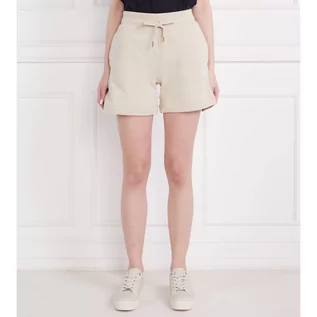 Spodenki damskie - Tommy Hilfiger Szorty 1985 MINI CORP LOGO TERRY SHORTS | Regular Fit - grafika 1