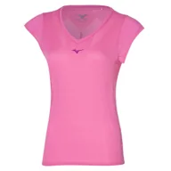 Koszulki i topy damskie - Koszulka damska Mizuno  Aero Tee Wild Orchid S - miniaturka - grafika 1