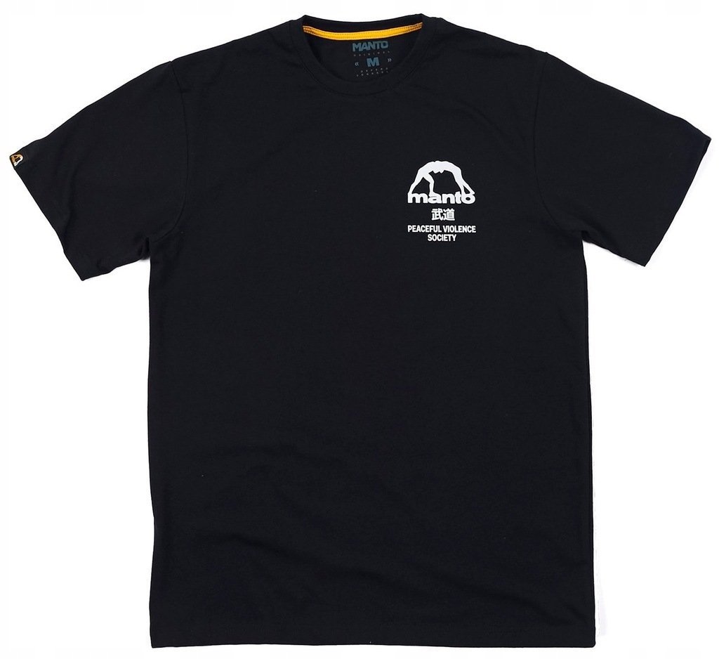 MANTO koszulka T-shirt SOCIETY czarny rozm. L