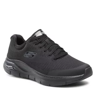 SKECHERS Sneakersy Arch Fit 232040/BBK Black - Sneakersy damskie - miniaturka - grafika 1