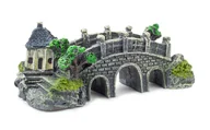 Dekoracje do akwarium - Ozdoba akwariowa Happet R067 mostek 10 cm - miniaturka - grafika 1