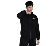 Bluzy męskie - PUMA Męska bluza z kapturem Ess Small Logo Fz Fl Sweat - miniaturka - grafika 1