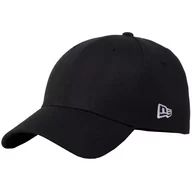 Czapki damskie - New Era Flag Basic Cap 11086491 męska czapka  z daszkiem czarna - miniaturka - grafika 1