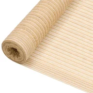 Ogrodzenia - vidaXL Siatka cieniująca, beżowa, 1,8x10 m, HDPE, 150 g/m! 149452 - miniaturka - grafika 1