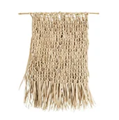 Dekoracje domu - Dekoracja ścienna, Karaiby, boho, makrama, hiacynt wodny, 60x85 cm - miniaturka - grafika 1