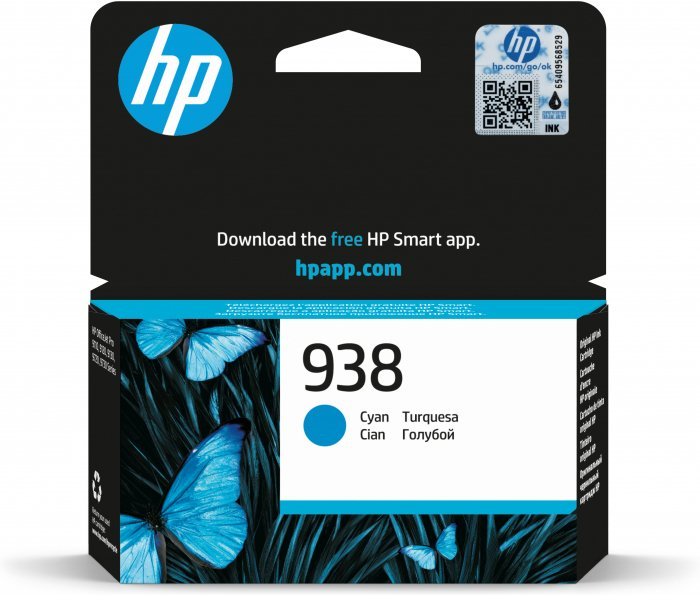 Tusz HP 938 cyan original ink 4S6X5PE#LS1