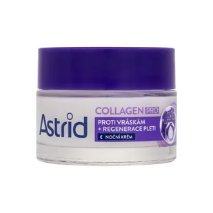 Astrid Collagen PRO Anti-Wrinkle And Regenerating Night Cream krem na noc 50 ml Uszkodzone pudełko dla kobiet - Kremy do twarzy - miniaturka - grafika 1