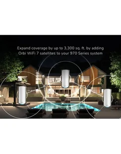 netgear Satelita RBS970 System WiFi 7 Quad-Band 10GE - Routery - miniaturka - grafika 1