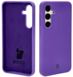 Bizon Silikonowe etui Soft Case do Galaxy S24, fioletowe - Etui i futerały do telefonów - miniaturka - grafika 1