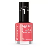 Odżywki do paznokci - Rimmel London Super Gel firmy Kate Moss lakier do paznokci Duo Pack, 12, SOUL Session cieni, Nude 34776273032 - miniaturka - grafika 1