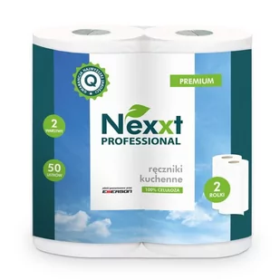 Ręcznik papierowy NEXXT Premium celuloza 2-warstwy 10 mb 2szt-ch-rl10m2wb-ce- - Stojaki na ręczniki papierowe - miniaturka - grafika 1