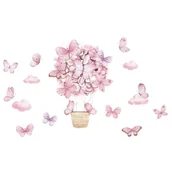 Naklejki na ścianę - Naklejki na ścianę SIPO Różowe motylki WS63029 - miniaturka - grafika 1