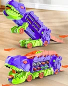 Zabawki zdalnie sterowane - SAMOCHÓD DINOZAUR ZESTAW DO TRANSPORTU AUT PREZENT DLA DZIECI 3+ - miniaturka - grafika 1