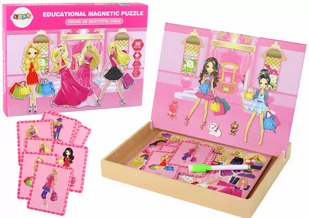 Zestaw Edukacyjnych Puzzli Magnetycznych Z Motywem Barbie - Puzzle - miniaturka - grafika 1
