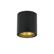 Lampy sufitowe - OxyLED Lampa sufitowa LAPILO TUBE RO czarno-złota 458263 - miniaturka - grafika 1