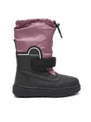 Buty dla dziewczynek - Geox Śniegowce J Bunshee PG Abx B J46HSB-0MEFU C8049 Czarny - miniaturka - grafika 1