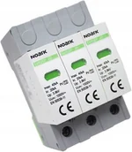 Piorunochrony - Ogranicznik przepięć Noark Ex9UEP 111761 typ I+II 1200V DC 3P dla nieuziemionych systemów PV szary - miniaturka - grafika 1