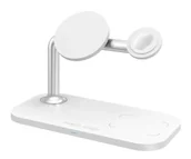 Ładowarki do telefonów - Mobile Origin 3-in-1 Wireless charger white - miniaturka - grafika 1
