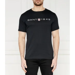 Gant T-shirt PRINTED GRAPHIC | Regular Fit - Koszulki męskie - miniaturka - grafika 1