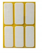 Meble modułowe i akcesoria - Podkładka filcowa samoprzylepna biała 25 x 60 6 sztuk ANDPOL - miniaturka - grafika 1