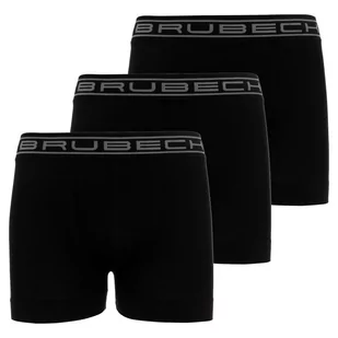 Zestaw bokserek męskich bawełnianych classic Brubeck Comfort Cotton BX00501A czarny 3 pary - Bielizna sportowa męska - miniaturka - grafika 1