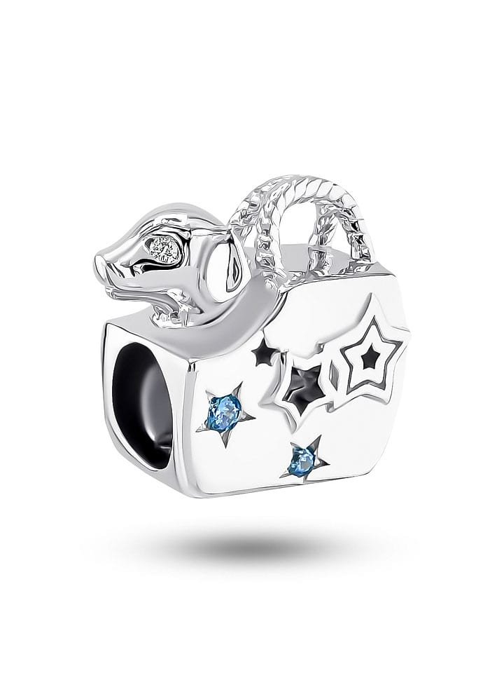 CHARM'S Srebrny charms z cyrkoniami