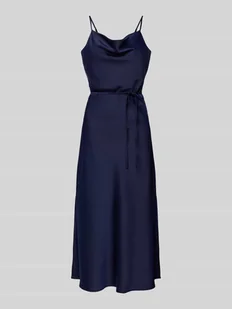 Sukienka koktajlowa z wiązanym paskiem model ‘Thea’ - Sukienki - miniaturka - grafika 1