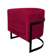 Fotele - Fotel Glamour podstawa czarna - miniaturka - grafika 1