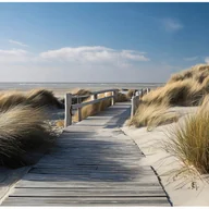 Fototapety - Fototapeta Plaża Morze Natura 400x280 cm Tapeta Do Sypialni Salonu Kuchni Na Flizelinie - miniaturka - grafika 1