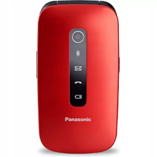 Panasonic KX-TU550EXR Czerwony - Telefony komórkowe - miniaturka - grafika 1