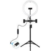 Lampy studyjne - Lampa pierścieniowa LED PULUZ PKT3099B - miniaturka - grafika 1