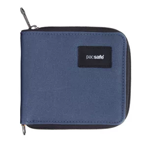 Portfel z ochroną przed kradzieżą Pacsafe RFIDsafe Zip Around Wallet Coastal Blue - Portfele - miniaturka - grafika 1