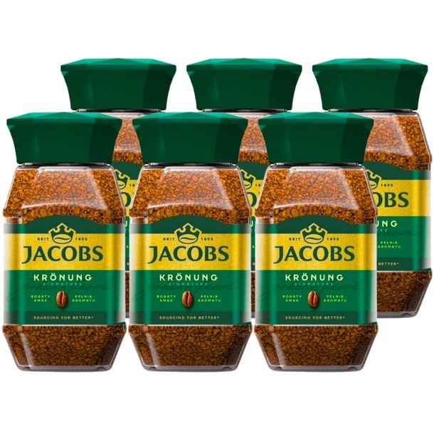 Jacobs Krönung Kawa rozpuszczalna 200 g x 6 sztuk