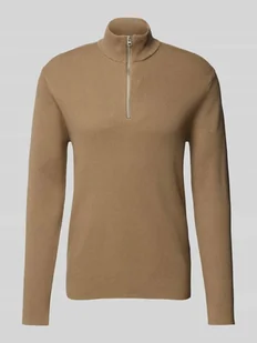 Sweter z dzianiny o kroju regular fit ze stójką model ‘PHIL’ - Swetry męskie - miniaturka - grafika 1