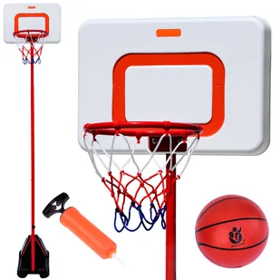 DLA NAJMŁODSZYCH ZESTAW DO KOSZYKÓWKI TABLICA AKCESORIA - Zabawki i gry sportowe - miniaturka - grafika 1