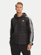 Kurtki męskie - adidas Kurtka przejściowa Essentials 3-Stripes Hybrid IN7195 Czarny Regular Fit - miniaturka - grafika 1