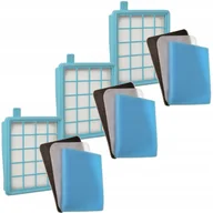 Filtry do odkurzaczy - 3x Filtr filtry do odkurzacza PHILIPS PowerPro Active HEPA H12 komplet 3w1 - miniaturka - grafika 1