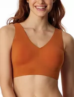 Biustonosze - Schiesser Damski biustonosz z wyjmowanymi wkładkami – Invisible Soft, Whisky_170364, 36 - miniaturka - grafika 1