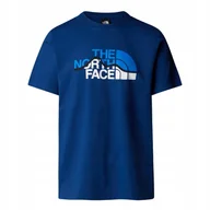 Koszulki męskie - THE NORTH FACE KOSZULKA MOUNTAIN LINE NF0A87NTD1R r L - miniaturka - grafika 1