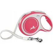 Smycze dla psów - FLEXI NEW COMFORT - smycz automatyczna dla psa, czerwona L 8m TAŚMA [FL-3806] - miniaturka - grafika 1