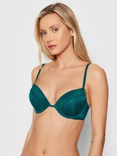 Biustonosze - Calvin Klein Underwear Biustonosz push-up 000GF5145E Zielony - grafika 1