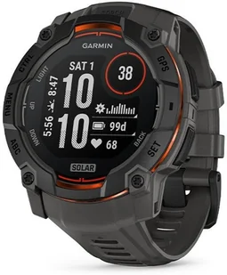 Smartwatch GARMIN Instinct 3 50mm SOLAR Black - Smartwatch - miniaturka - grafika 1