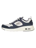 Trampki męskie - Skechers Skórzane sneakersy "Air Court Yatton" w kolorze granatowo-białym - miniaturka - grafika 1