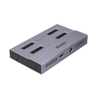 Obudowy i kieszenie na dyski twarde - Unitek USB4 4-kieszeniowa stacja dokująca/ klonująca M.2 SSD - miniaturka - grafika 1