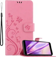 Etui i futerały do telefonów - Etui Cadorabo do Honor 7A / Huawei Y6 PRIME 2018 etui ochronne w kolorze różowym etui ochronne na telefon komórkowy etui w kwiaty etui w kwiaty - miniaturka - grafika 1