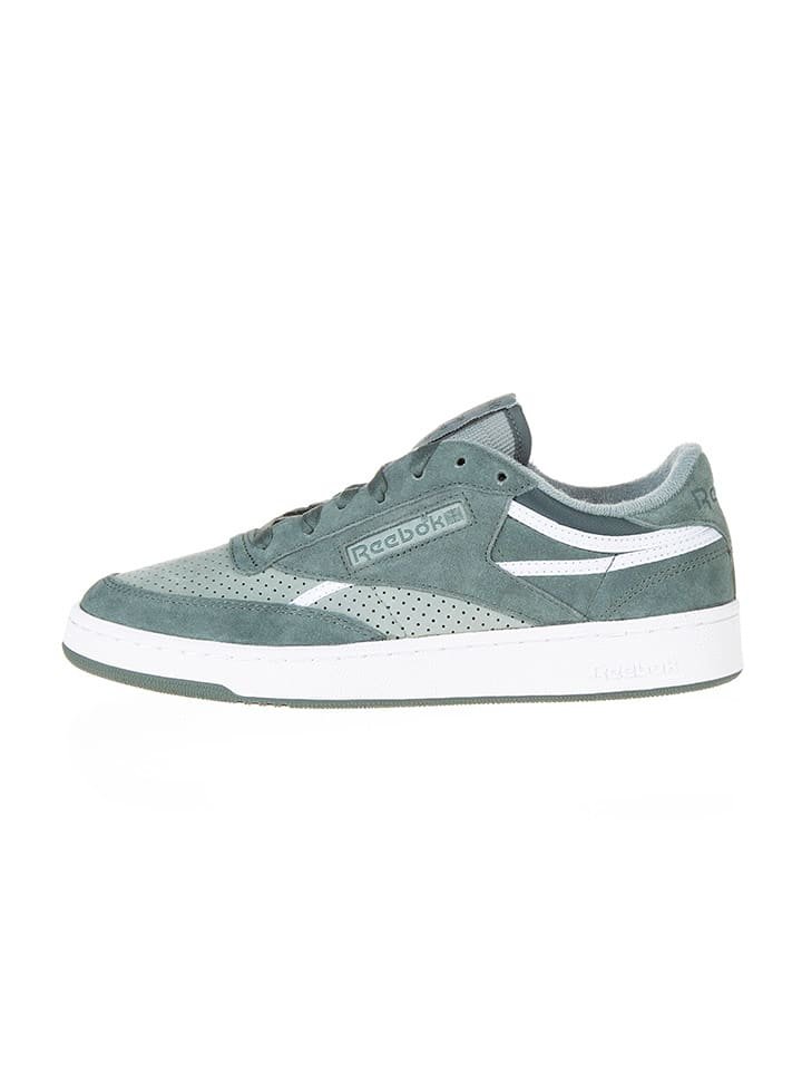 Reebok Skórzane sneakersy w kolorze zielono-błękitnym